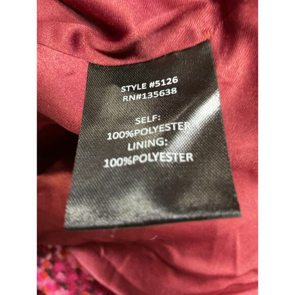 Hutch 'Kat' Pink Wrap Coat Size XL - Picture 5 of 5